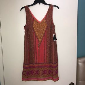 Colorful Patterned Sleeveless Dress